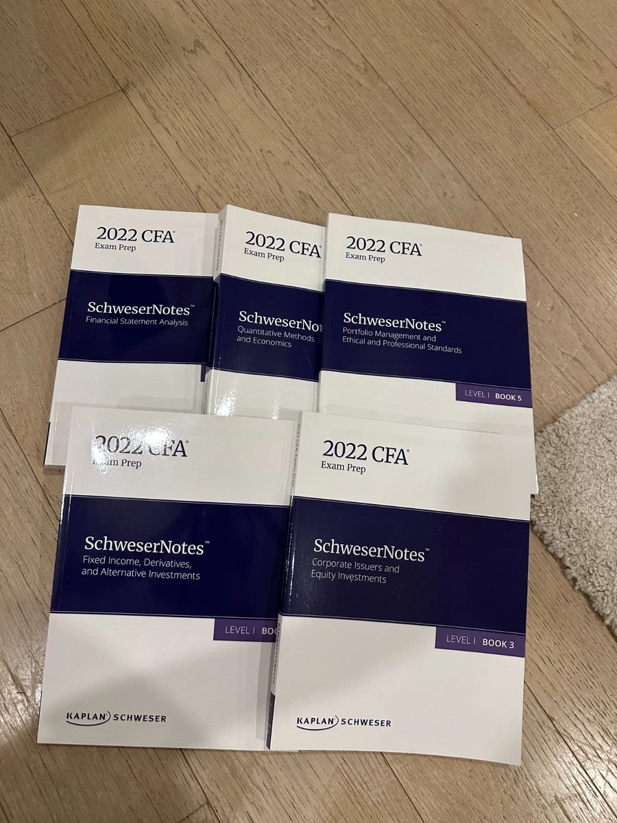 Cfa Level 1 Schweser for sale | eBay