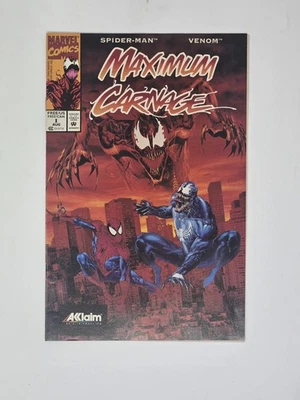 Maximum Carnage #1 ACCLAIM Promo Spider-Man Venom RARE Comic 1994 - Image 1 of 3