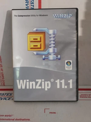 Rare COREL Winzip 11.1 Software CD Windows Vista Good Used No Keycodes - #14 - Image 1 of 3