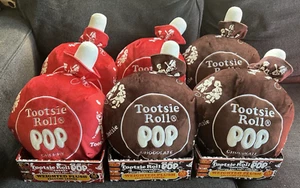1 quantity :  Tootsie Roll Pop Weighted 2.2lb Pillow Plush Cherry Red New - Imagen 1 de 7
