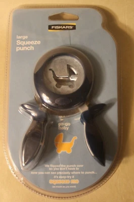 Go-Go Baby багги большой 1,5 дюйма Fiskars сжать бумаги дырокола 12-7428 2006 новый - Изображение 1 из 4