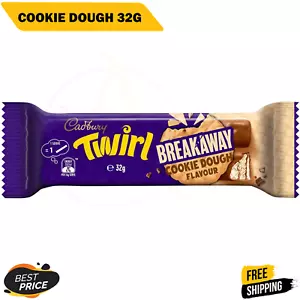 3 PACK Cadbury Twirl Breakaway Cookie Dough 32g- Best Offer For Christmas AUS - Picture 1 of 3