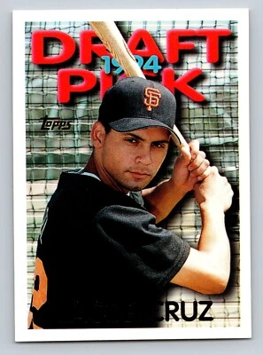 Jacob Cruz 1995 Topps #521 San Francisco Giants RC - Image 1 of 2