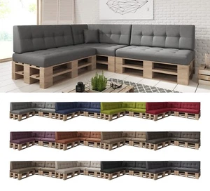 8er Set / Einzelkissen Palettenkissen Palettenauflage Sitzkissen Sofa Kaltschaum - Bild 1 von 73