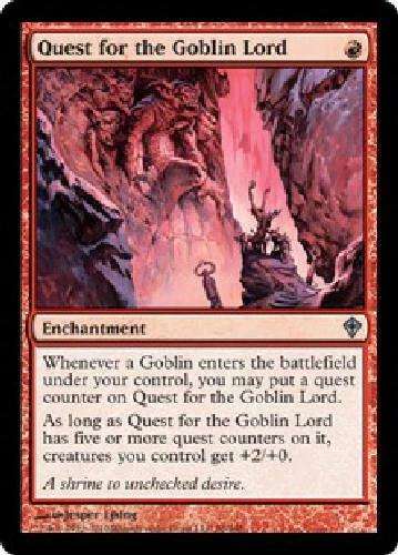 QUEST FOR THE GOBLIN LORD X4 4 4X Worldwake MTG Magic Cards DJMagic - Image 1 of 1