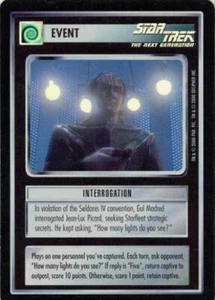 Star Trek CCG 1E Reflections INTERROGATION NM/MINT - Picture 1 of 1