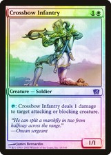 Crossbow Infantry FOIL 8th Edition NM White Common MAGIC MTG CARD ABUGames