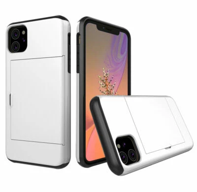 Para iPhone 11 X 8 7 6 5 SE - Estuche tipo billetera a prueba de golpes con ranura para tarjeta Foto 1 de 4