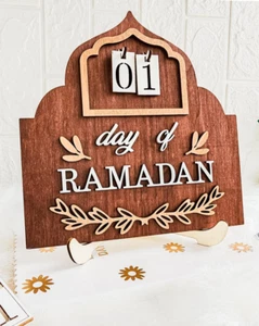 Ramadan Countdown Calendar - Ramadan Decorations for Home 2025 - Ramadan Calenda - Picture 1 of 12
