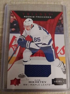 19-20 UD TRILOGY ROOKIE PREMIERES JERSEY ILYA MIKHEYEV /499 - Picture 1 of 2