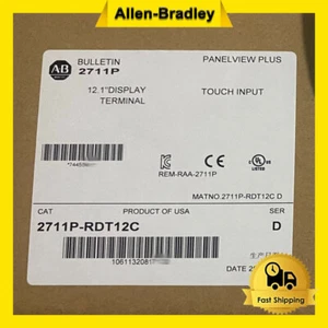 New Sealed AB 2711P-RDT12C PanelView Plus 2711P RDT12C Free Shipping - Picture 1 of 4