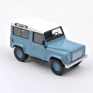 Norev 1995 Land Rover Defender Blue 1:43 Scale 4 Inch Diecast Model Car - Picture 1 of 7
