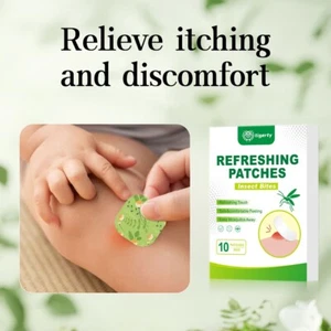 10pcs Insect Bites Sting Relief Patch After Bug Bite Relief Plaster Reduce Pain - Picture 1 of 7