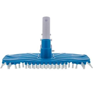 Flexible 12" Weighted Swimming Pool Vacuum Head with EZ Clip Pole Handle, Spa - Picture 1 of 5