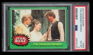Star Wars Topps The Honored Heroes 1977 PSA 6 inglés #252 - Imagen 1 de 2