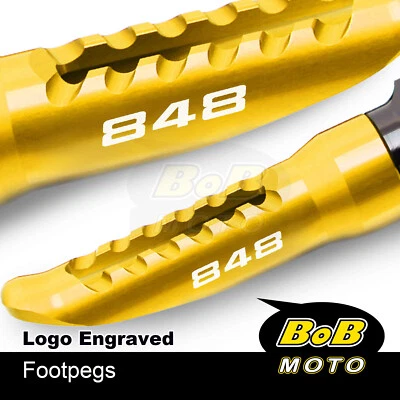 Reposapiés delanteros Billet reposapiés para Ducati 848/R/EVO 08-13 09 10 11 12 Foto 1 de 4