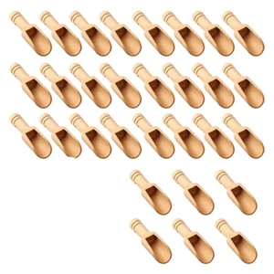 30 Stück Mini Holzlöffel Set, Badesalzlöffel aus Holz, Bonbonlöffel aus Holz - Bild 1 von 8