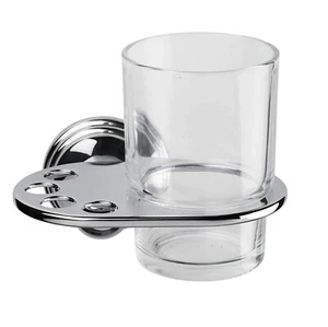 Bathroom Toothbrush Holder & Tumbler Croydex Mounted Westminster Bathroom Set - Picture 1 of 2