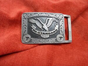 High Standard Vintage Pewter Belt Buckle With Hi Standard Trigger Logo N.O.S.
