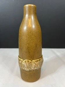 Jarrón botella brote cerámica marrón Billie McCoy EE. UU. 1954 MCM DE COLECCIÓN - Imagen 1 de 5