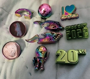  [10] Ten Metal JIBBITZ CROC DAY CROCTOBER 2022  Sold Out.  JIBBITZ Only. A 10 - Picture 1 of 21