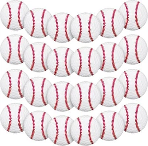 24pcs Baseball Golf Balls Funny Cute Novelty Baseball Design with Stitching Pat - Picture 1 of 6