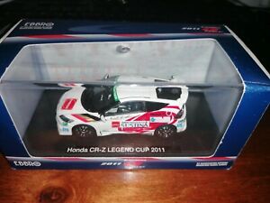 Ebbro 1/43 Honda CR-Z Legend Cup 2011 with decals to make different versions 