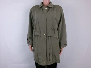 Carolina Colours Front Zip Long Sleeve Jacket Size: M GREEN - Picture 1 of 4