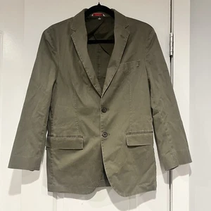 Brooks Brothers Red Fleece Jacket Mens 36SH Green Sport Coat Unlined - Picture 1 of 7