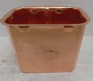 K Style Rectangular Gutter Copper Drop Outlet Tube 3x4 Adapter - Picture 1 of 4