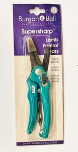 BURGON & BALL SUPERSHARP LAMB FOOTROT SHEARS NIB - Picture 1 of 6