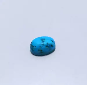 8.50 Carat Indian Natural Turquoise 1 Pies Oval Cabochon Loose Gemstone 10x15 mm - Picture 1 of 6
