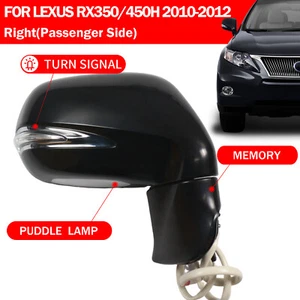 LÁMPARA CHARCO MEMORIA CALOR POTENCIA ESPEJO LATERAL DERECHO PARA LEXUS RX350/450H 2010-2012 - Imagen 1 de 6