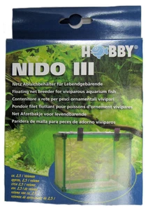 HOBBY NIDO 3 BREEDING TANK FLOATING NET SPAWNING HATCHERY FRY TRAP AQUARIUM FISH - Picture 1 of 1
