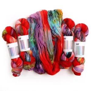 Hedgehog Fibres ::Sock Yarn Hibiscus:: merino wool yarn - Picture 1 of 9