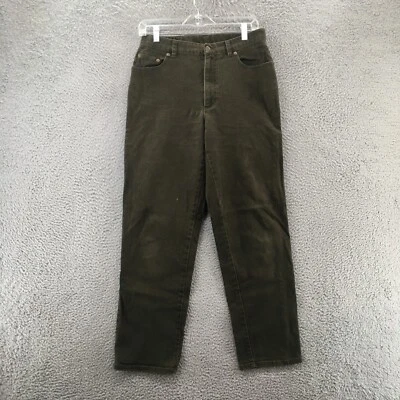 Ralph Lauren Jeans Co Mom Jeans Womens 10 Green Denim High Rise Zip Fly 5-Pocket - Image 1 of 4