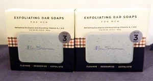 2X  BEN SHERMAN - EXFOLIATING BAR SOAP  3X2= 6 BARS - Picture 1 of 1