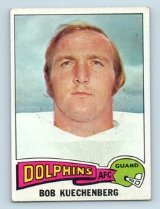 1975 Topps Bob Kuechenberg Miami Dolphins #262 - Picture 1 of 2