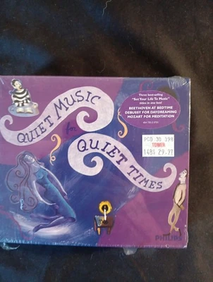 QUIET MUSIC QUIET TIMES  3 CD Box Set BRAND NEW FACTORY SEALED Meditation Sleep Foto 1 de 3
