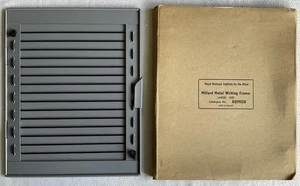 Vintage RNIB Royal Institute For The Blind “Millard Metal Writing Frame” K01903 - Picture 1 of 17
