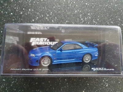 Fanhome 1:43 scale Fast & Furious Nissan Skyline GT-R R34 Sealed - Image 1 of 2