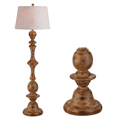 Светодиодная напольная лампа JYL3000A Taylor 67 дюймов смола, фермерский дом, коттедж, деревенский, французский... - Изображение 1 из 4