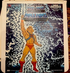 Vintage He Man and the Masters of the Universe RCA Video disc - Imagen 1 de 2