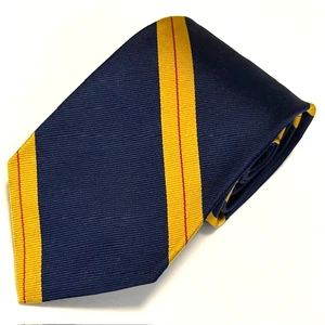 Brooks Brothers Repp Tie Vintage Black Label Academia Preppy Ivy League Dapper - Picture 1 of 21