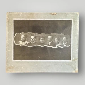 Cabinet Photograph 3 Couples March 30th 1898 Titled “The Little Six” Rowan NC - Picture 1 of 10