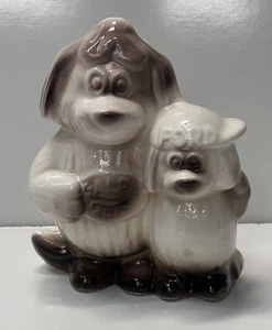 1950s RARE GALPIN Ford Dealer Florence Ceramics Promo Piggy Bank Cartoon Dog - Picture 1 of 15