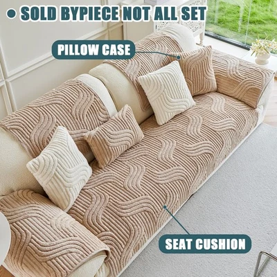 Washable sofa cover, pillowcase, anti-slip decoration for sofa seat cushion - image 1 of 4