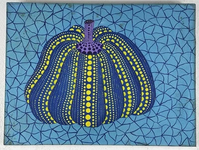 Yayoi Kusama Acrylic On Canvas (Handmade) signed and stamped - Image 1 of 4