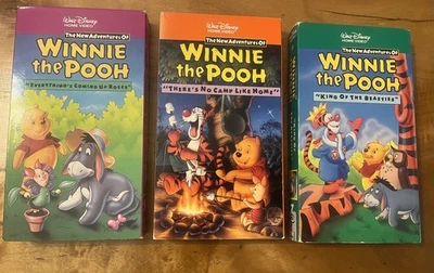 Winnie The Pooh Vhs Lot #4, 7, 9 The New Adventures Of Winnie The Pooh - Image 1 of 4