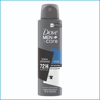 Antitranspirante Dove Men+Care Stain Defense Cool Dry Spray 3,8 oz NUEVO Foto 1 de 4